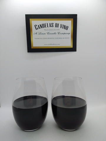 Signature Cabernet Stemless Wine Chalices