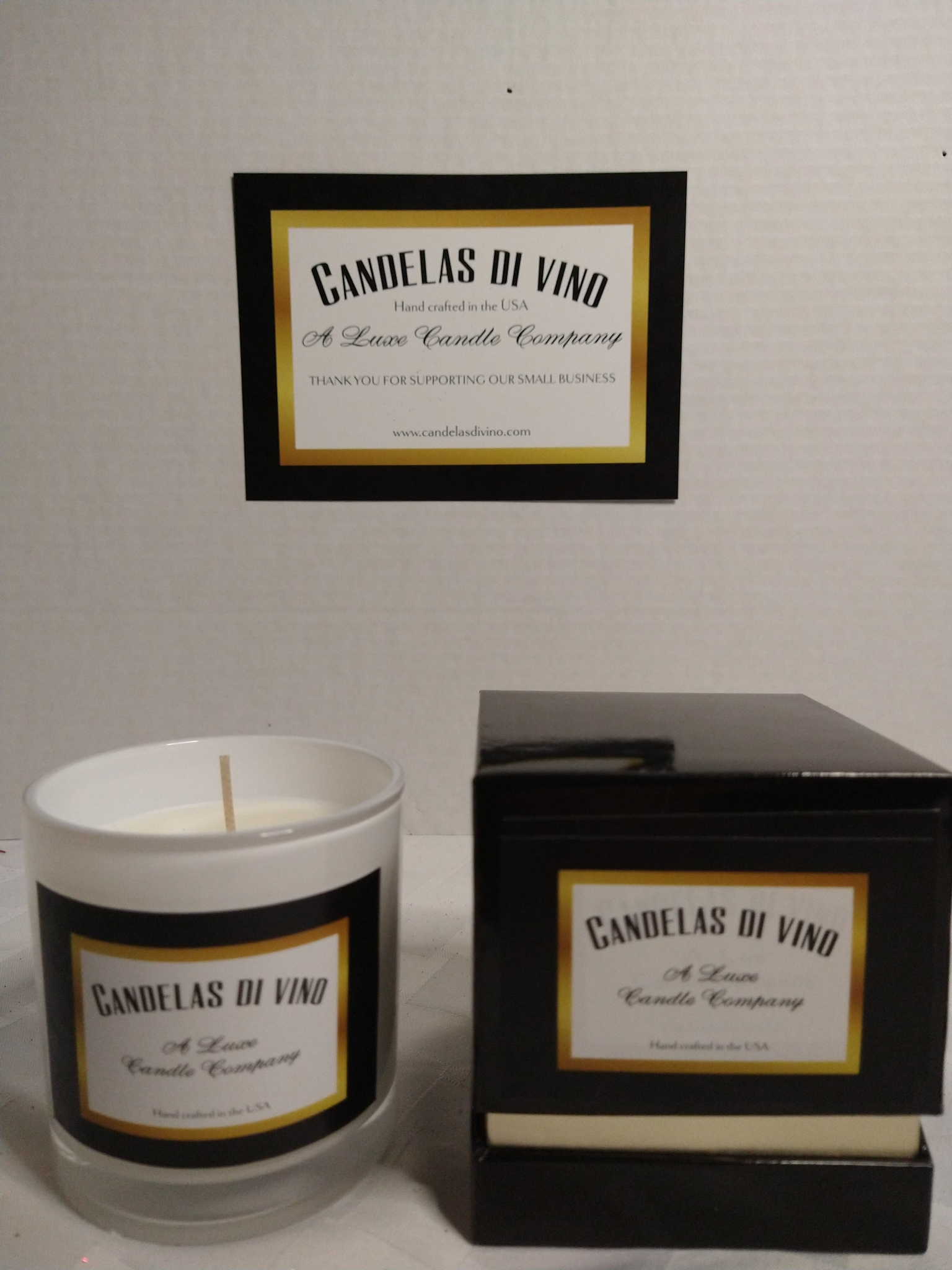 10 0z Black or White Soy Candles